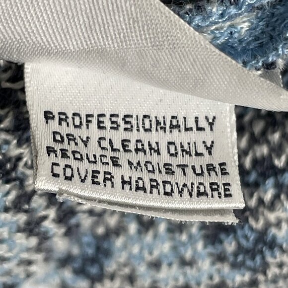 St John Sport Marie Gray Cardigan Womens Size Medium Fringe Knit‎ Wool - Picture 11 of 15